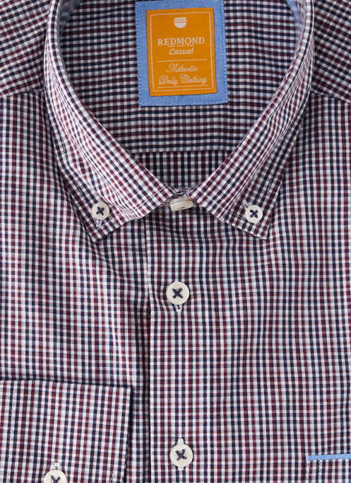 Chemise manches longues violet REDMOND homme