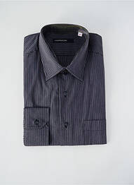 Chemise manches longues coupe cintrée gris HORIZON homme