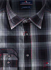 Chemise manches longues gris JUPITER pour homme seconde vue