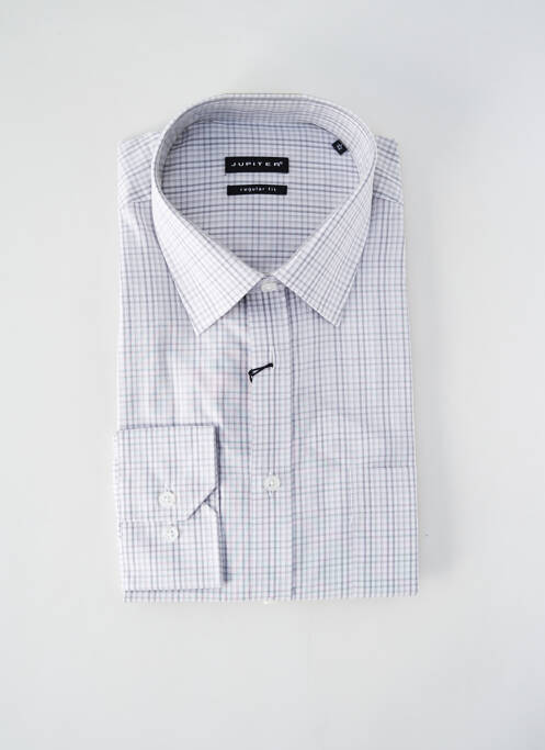 Chemise manches longues gris JUPITER pour homme