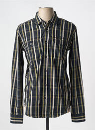 Chemise manches longues poches vert WRANGLER homme