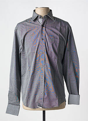 Chemise manches longues coupe cintrée gris ARMORIAL homme