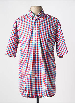 Chemise manches courtes poches rouge BANDE ORIGINALE homme