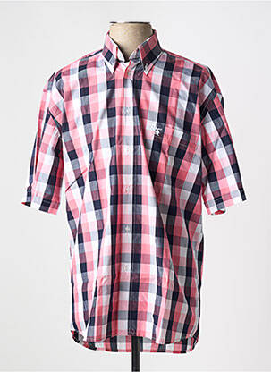 Chemise manches courtes poches rose BANDE ORIGINALE homme