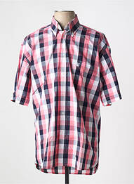 Chemise manches courtes poches rose BANDE ORIGINALE homme