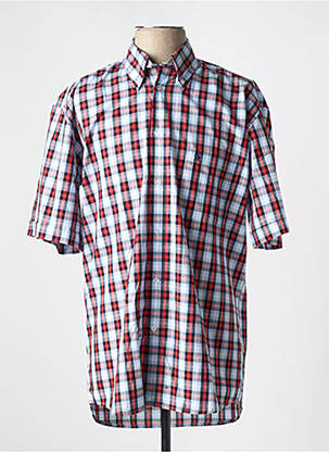Chemise manches longues imprimé carreaux rouge BANDE ORIGINALE homme