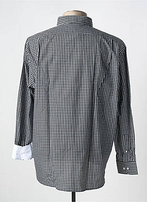 Chemise manches longues coupe cintrée noir ARMORIAL homme