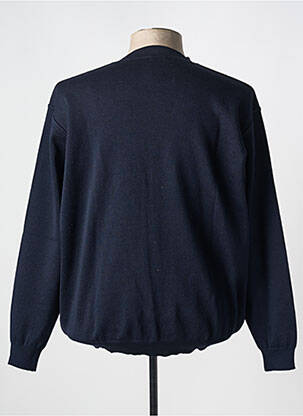 Gilet manches longues col v bleu CHAIRMAN homme