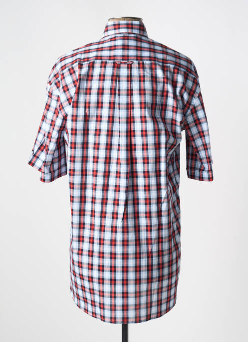 Chemise manches longues imprimé carreaux rouge BANDE ORIGINALE homme
