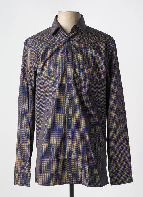 Chemise manches longues bleu JUPITER pour homme