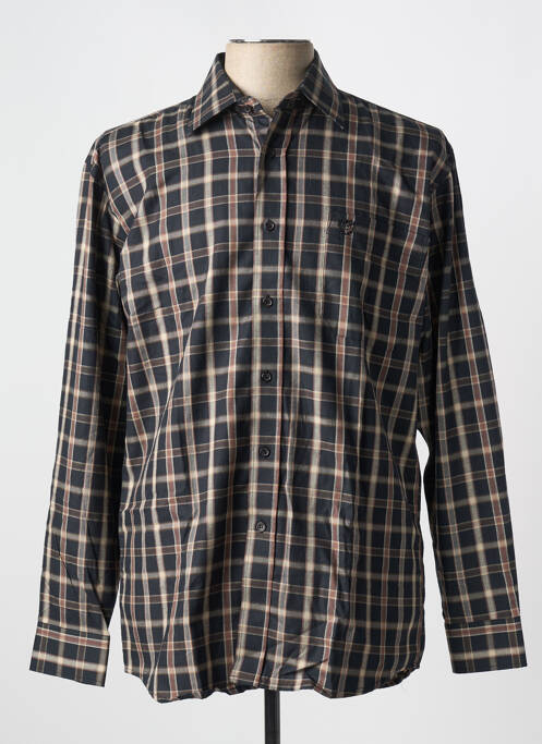 Chemise manches longues noir ARMORIAL pour homme