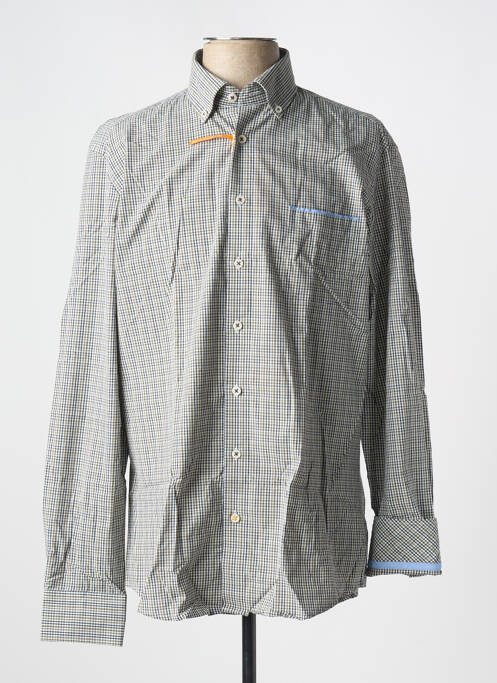 Chemise manches longues vert REDMOND pour homme