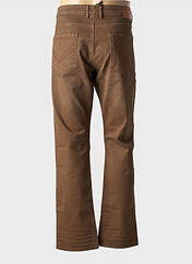 Jeans coupe slim marron REDMAN pour homme seconde vue