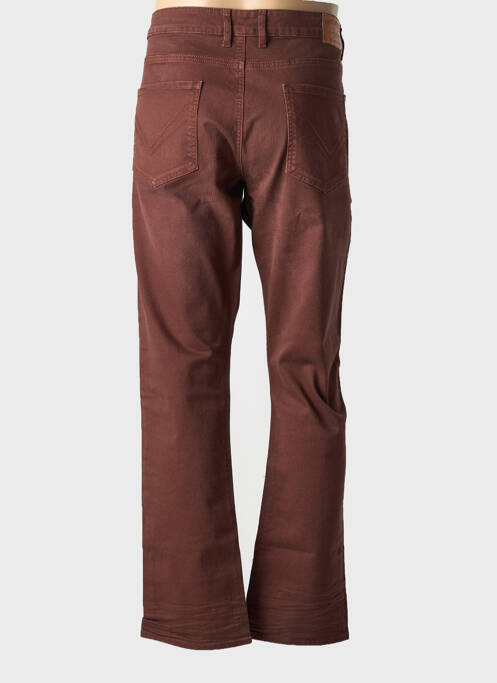 Jeans coupe slim rouge REDMAN pour homme