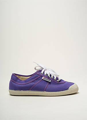 Baskets semelle amovible talon plat jusqu'à 3cm violet KAWASAKI femme