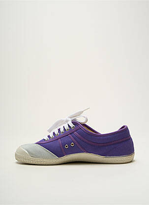 Baskets semelle amovible talon plat jusqu'à 3cm violet KAWASAKI femme