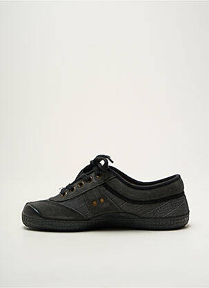 Baskets semelle amovible talon plat jusqu'à 3cm gris KAWASAKI femme