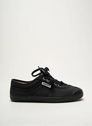 Baskets nubuck talon plat jusqu'à 3cm noir KAWASAKI femme