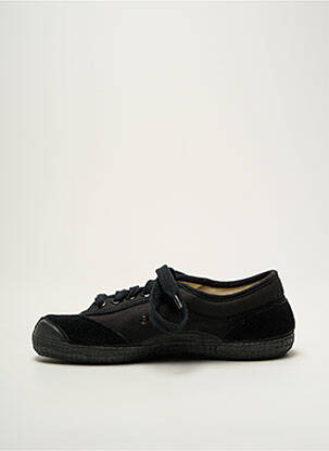 Baskets nubuck talon plat jusqu'à 3cm noir KAWASAKI femme