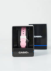 Montre rose CASIO pour femme seconde vue