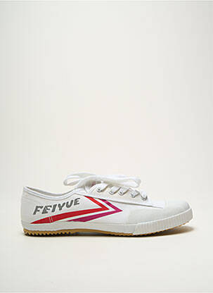 Baskets semelle amovible bout rond blanc FEIYUE homme