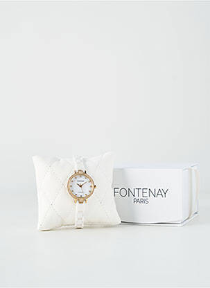 Montre blanc FONTENAY femme