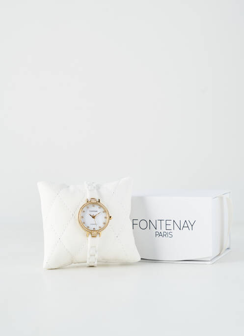 Montre blanc FONTENAY pour femme