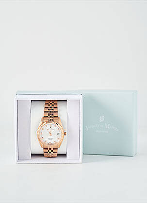 Montre rose JACQUES DU MANOIR pour femme