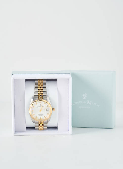 Montre argent JACQUES DU MANOIR pour femme