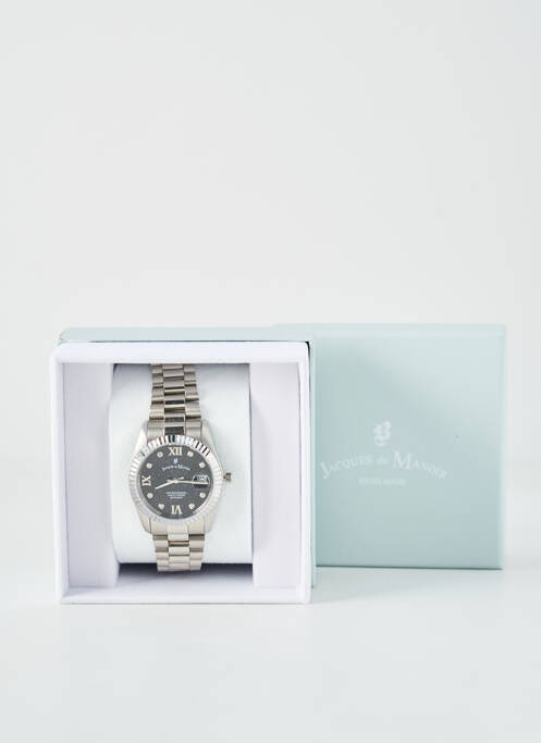 Montre argent JACQUES DU MANOIR pour femme