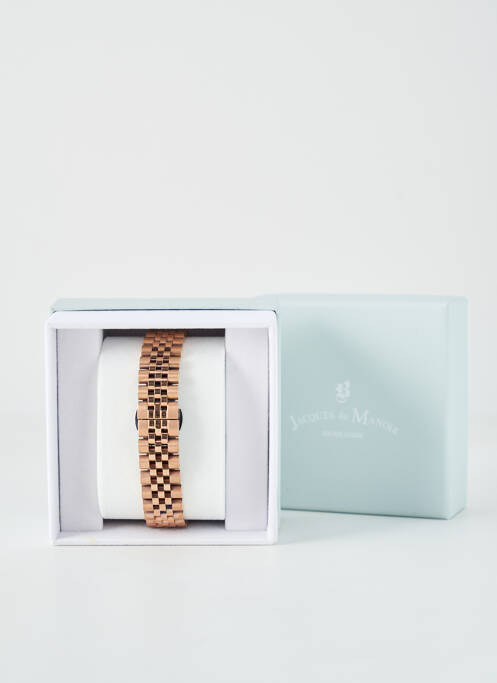 Montre rose JACQUES DU MANOIR pour femme