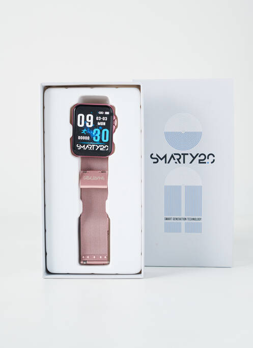 Montre rose SMARTY pour femme