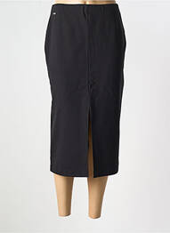 Jupe mi-longue coupe droite noir BARILOCHE femme
