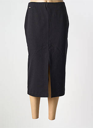 Jupe mi-longue stretch noir BARILOCHE femme