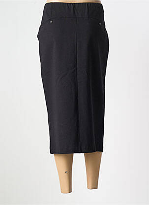 Jupe mi-longue stretch noir BARILOCHE femme