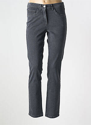 Jeans coupe slim stretch taille normale gris BETTY BARCLAY femme