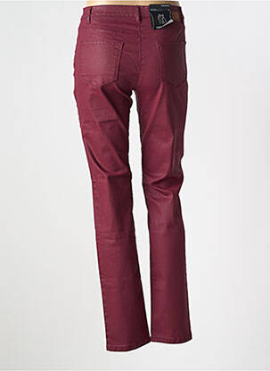 Pantalon slim tissage enduit taille normale violet BETTY BARCLAY femme