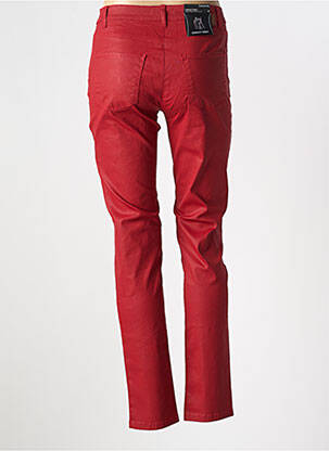 Pantalon slim tissage enduit taille normale rouge BETTY BARCLAY femme