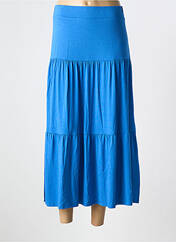 Jupe longue bleu MARBLE pour femme seconde vue