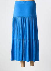 Jupe longue bleu MARBLE pour femme seconde vue