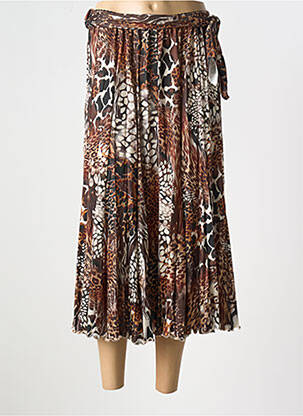 Jupe longue marron MODE ACTUELLE pour femme