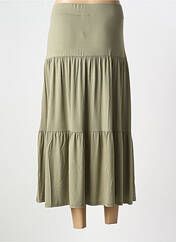 Jupe longue vert MARBLE pour femme seconde vue