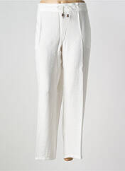 Pantalon slim blanc TINTA pour femme seconde vue