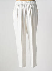 Pantalon slim blanc TINTA pour femme seconde vue