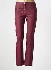 Pantalon slim violet BETTY BARCLAY pour femme seconde vue