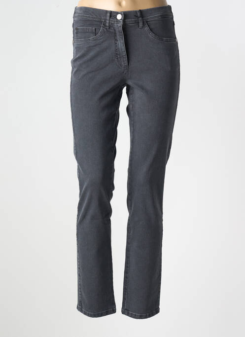 Jeans coupe slim gris BETTY BARCLAY pour femme