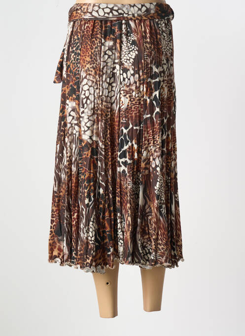 Jupe longue marron MODE ACTUELLE pour femme