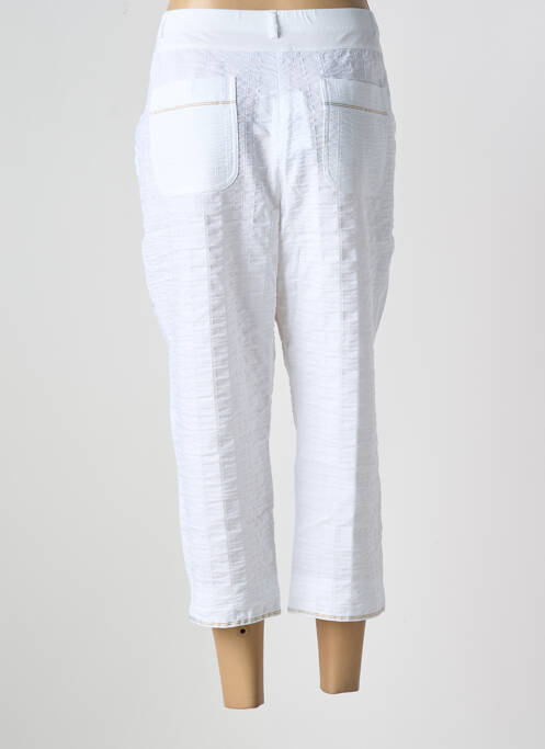 Pantacourt blanc CHRISTINE LAURE pour femme