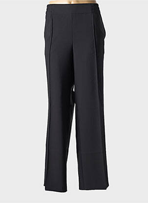 Pantalon droit tissage popeline taille normale noir BETTY BARCLAY femme