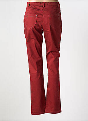 Jegging tissage denim taille normale orange CHRISTINE LAURE femme